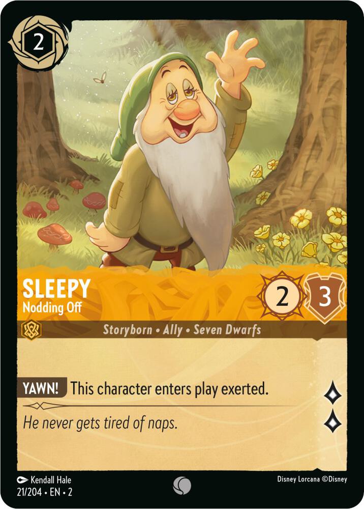 Sleepy Nodding Off (Rise of the Floodborn)  - Cold Foil