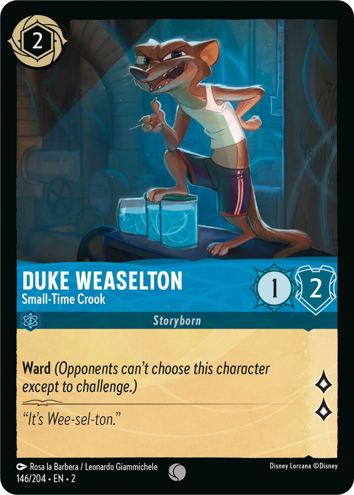 Duke Weaselton Small Time Crook (Rise of the Floodborn)  - Cold Foil