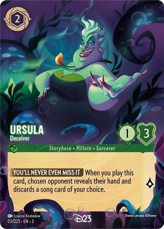 Ursula Deceiver (D23 Promos)  - Holofoil