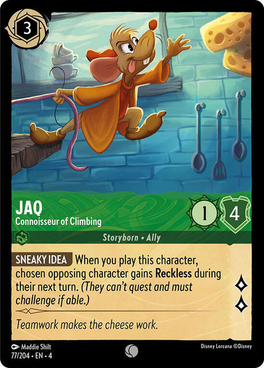 Jaq Connoisseur of Climbing (Ursula's Return) 