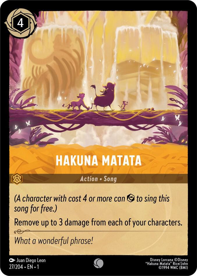 Hakuna Matata (The First Chapter)  - Cold Foil