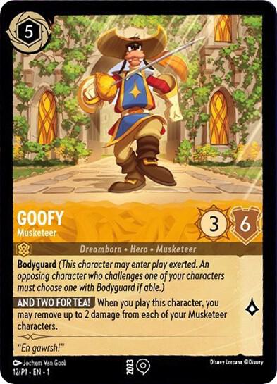 Goofy Musketeer (Disney Lorcana Promo Cards) 
