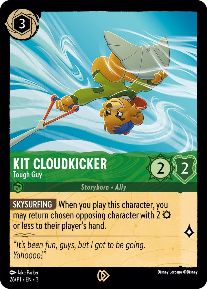 Kit Cloudkicker Tough Guy (Disney Lorcana Promo Cards)  - Cold Foil