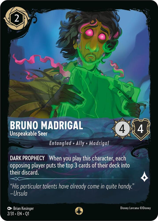 Bruno Madrigal Unspeakable Seer (Illumineer's Quest: Deep Trouble) 