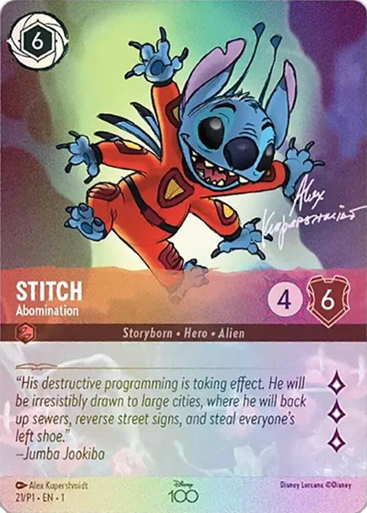 Stitch Abomination Alternate Art (Disney100 Promos)  - Holofoil