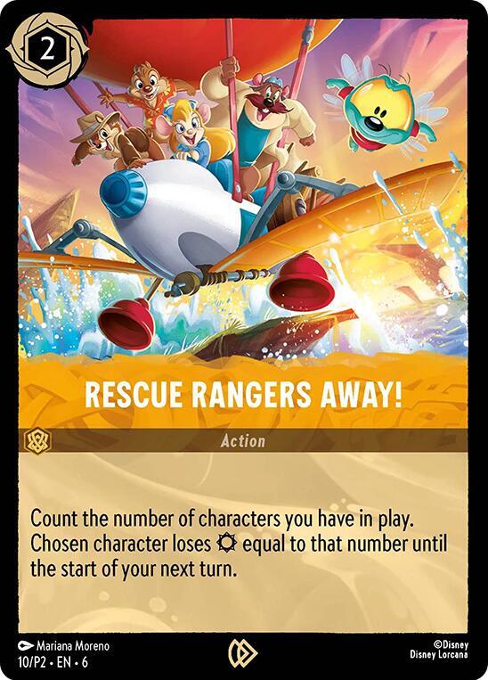Rescue Rangers Away (Disney Lorcana Promo Cards)  - Cold Foil