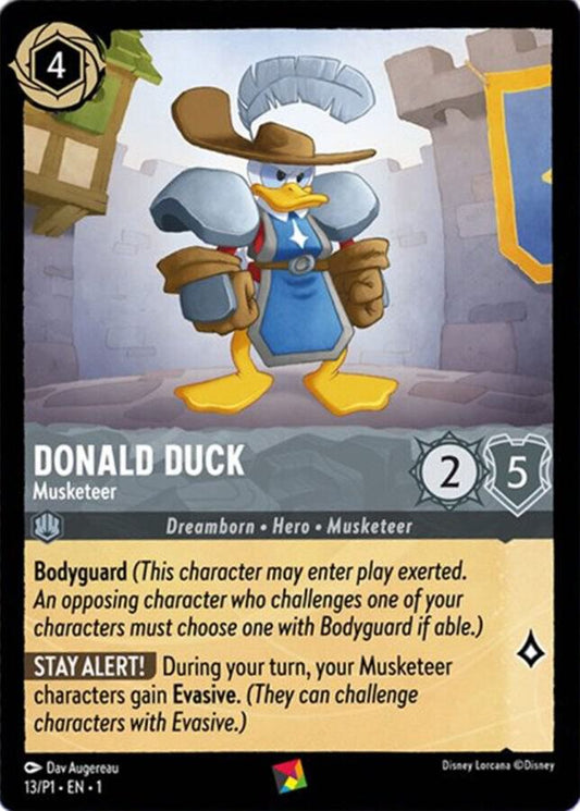 Donald Duck Musketeer (Disney Lorcana Promo Cards) 