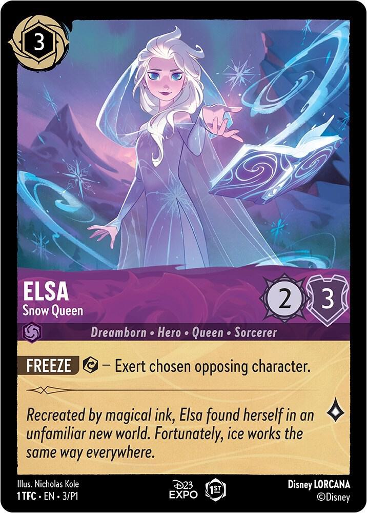 Elsa Snow Queen (D23 Promos)  - Holofoil