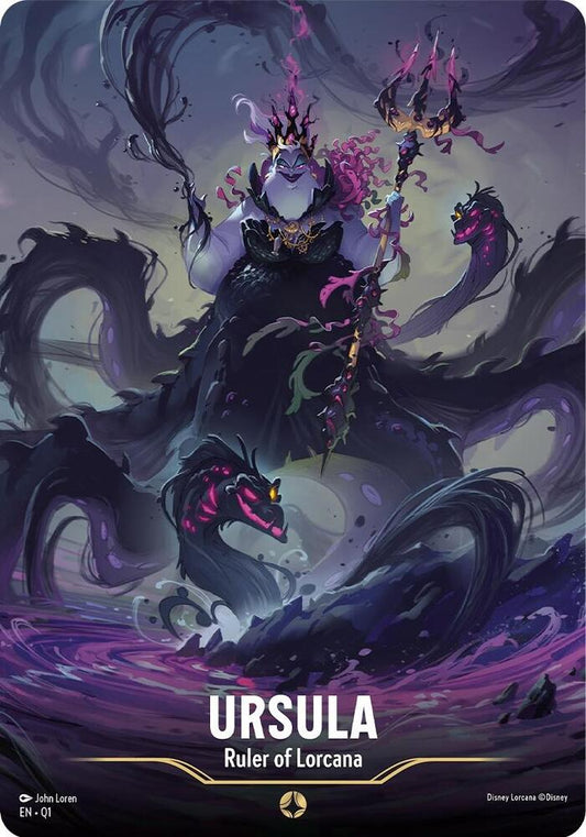 Ursula Ruler of Lorcana Oversized (Illumineer's Quest: Deep Trouble)  - Holofoil