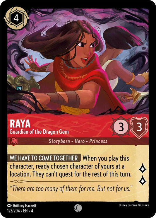 Raya Guardian of the Dragon Gem (Ursula's Return)  - Cold Foil