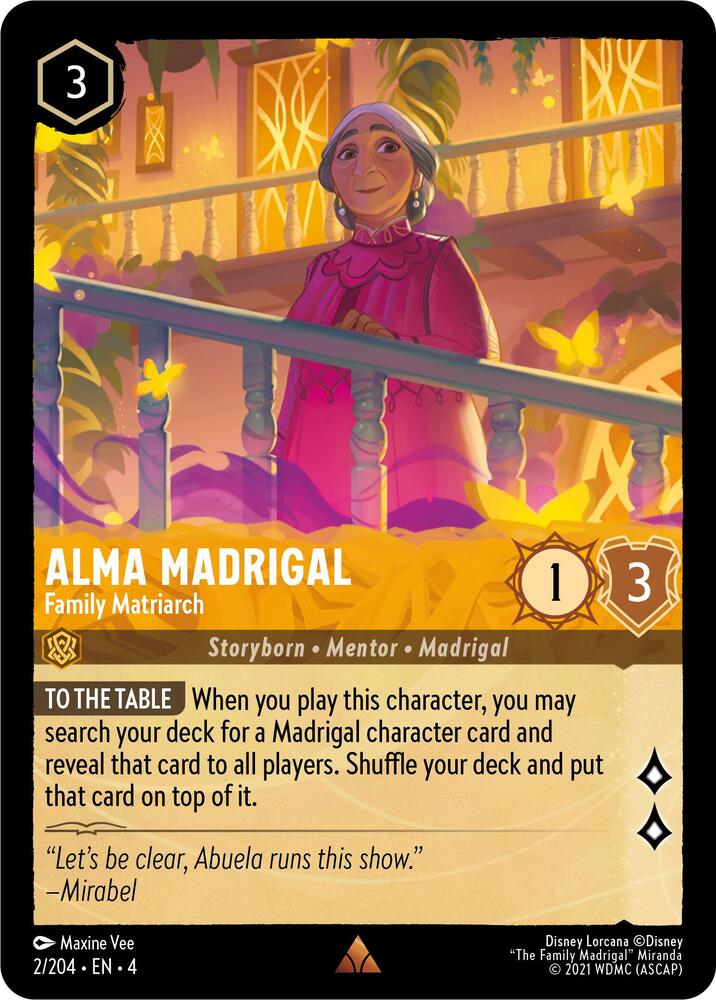 Alma Madrigal Family Matriarch (Ursula's Return) 