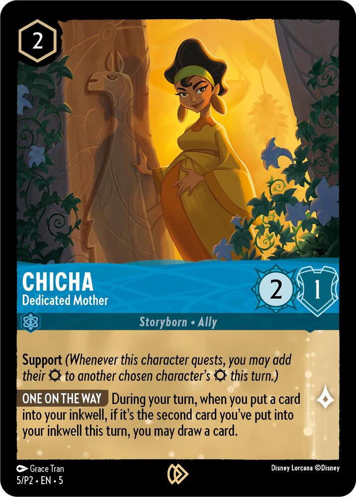 Chicha Dedicated Mother (Disney Lorcana Promo Cards)  - Cold Foil