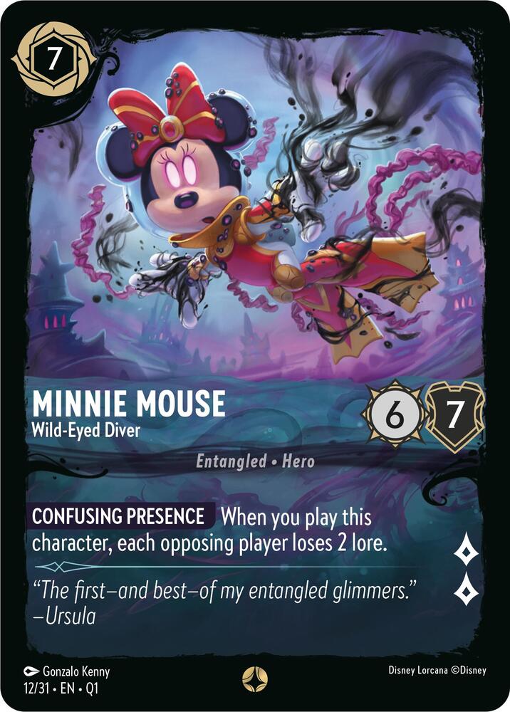 Minnie Mouse Wild Eyed Diver (Illumineer's Quest: Deep Trouble) 