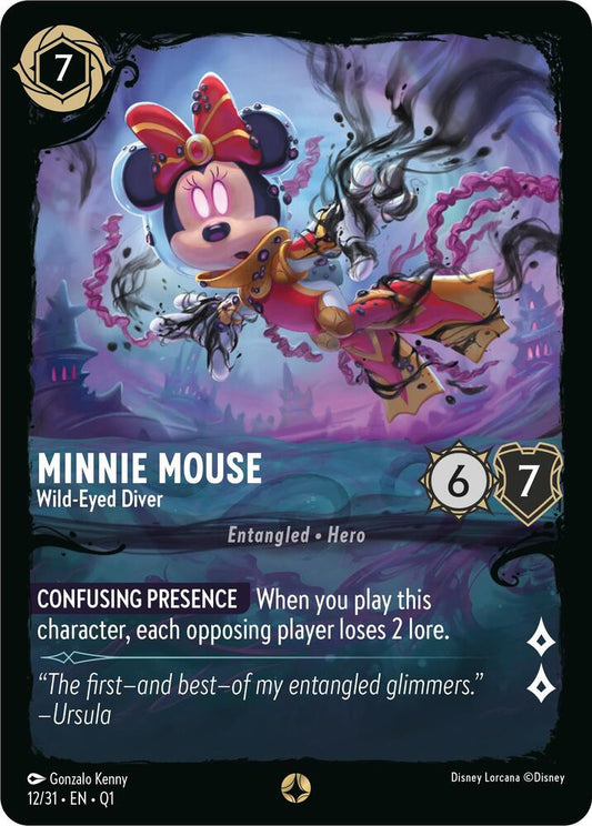 Minnie Mouse Wild Eyed Diver (Illumineer's Quest: Deep Trouble) 