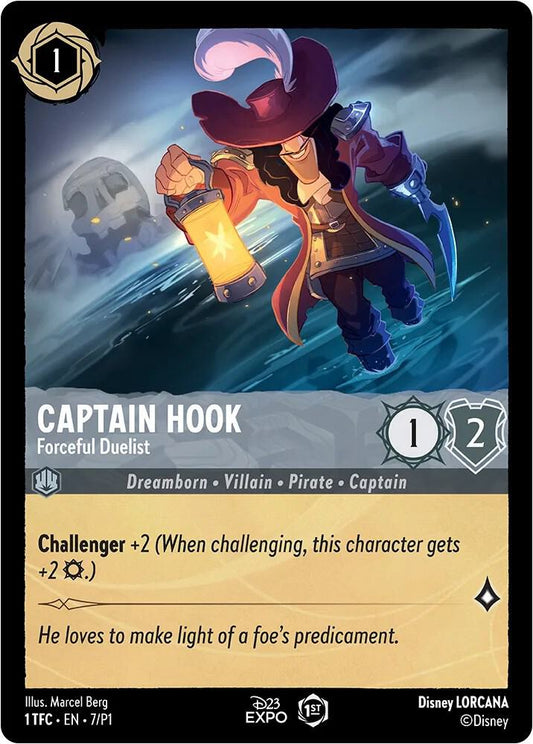 Captain Hook Forceful Duelist (D23 Promos)  - Holofoil