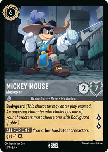 Mickey Mouse Musketeer (Disney Lorcana Promo Cards) 