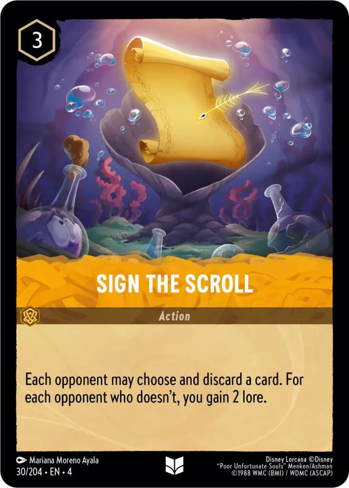 Sign the Scroll (Ursula's Return) 