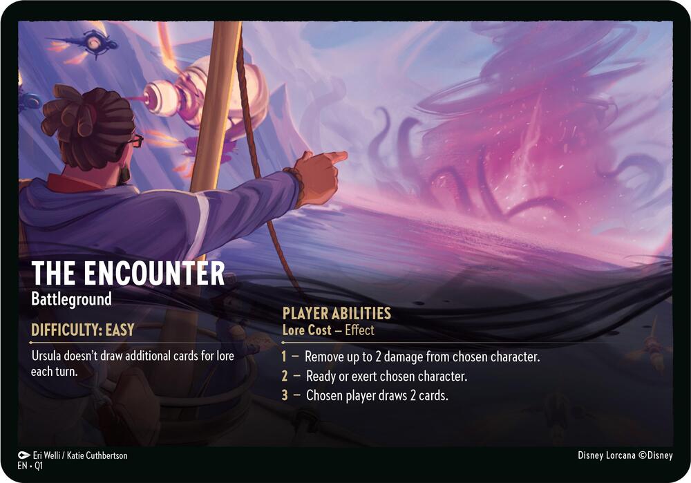The Encounter A Dark Realm Battleground Oversized (Illumineer's Quest: Deep Trouble) 