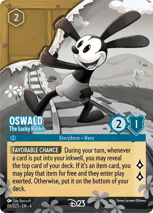 Oswald The Lucky Rabbit (D23 Promos)  - Holofoil