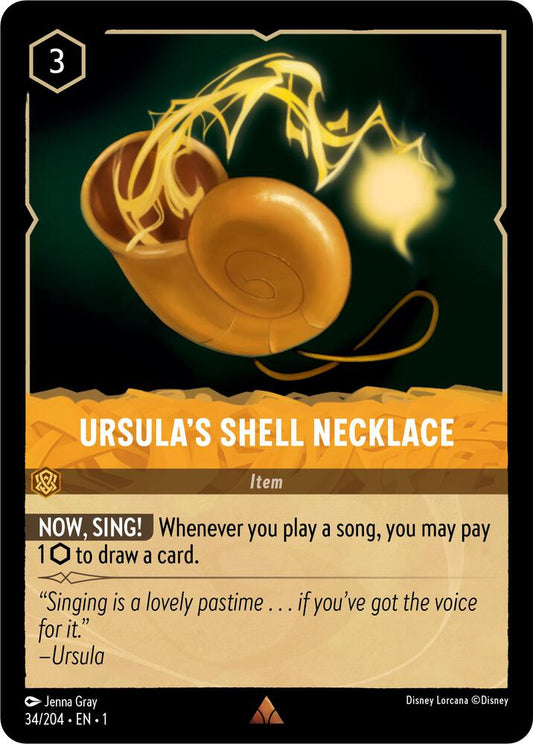 Ursulas Shell Necklace (The First Chapter)  - Cold Foil
