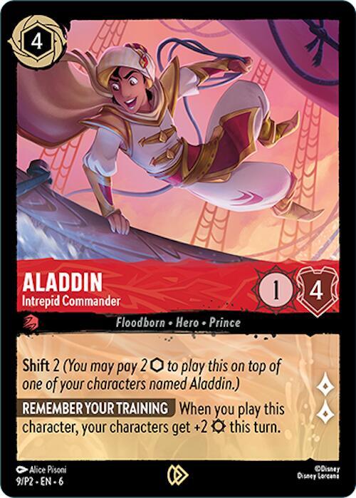 Aladdin Intrepid Commander (Disney Lorcana Promo Cards)  - Cold Foil