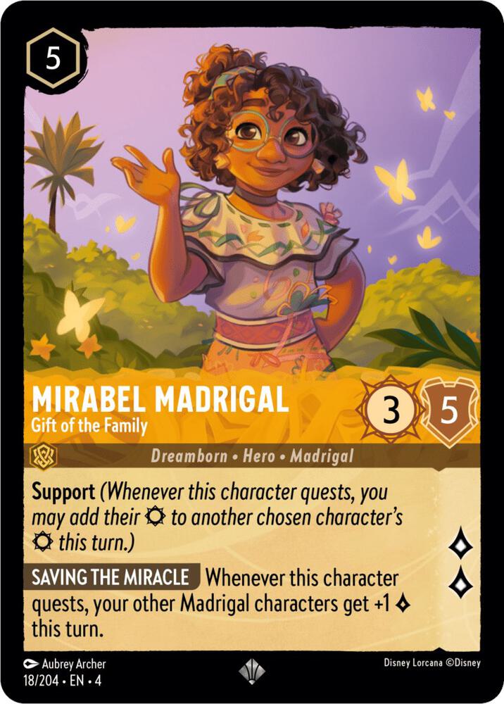 Mirabel Madrigal Gift of the Family (Ursula's Return)  - Cold Foil