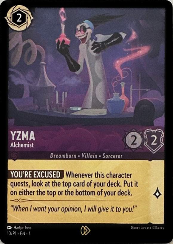 Yzma Alchemist (Disney Lorcana Promo Cards)  - Cold Foil
