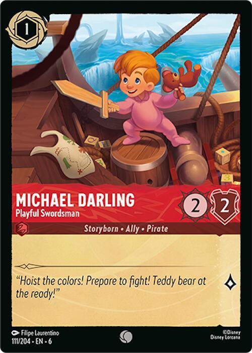 Michael Darling Playful Swordsman (Azurite Sea)  - Cold Foil