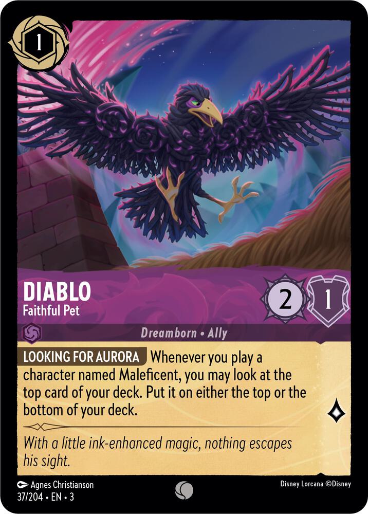 Diablo Faithful Pet (Into the Inklands)  - Cold Foil