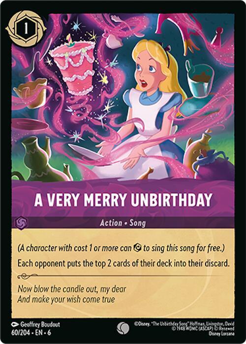 A Very Merry Unbirthday (Azurite Sea)  - Cold Foil