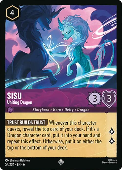 Sisu Uniting Dragon (Azurite Sea)  - Cold Foil