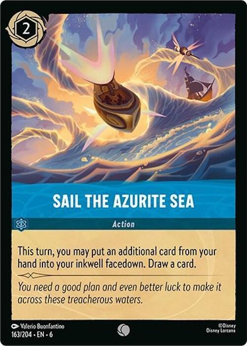 Sail the Azurite Sea (Azurite Sea)  - Cold Foil