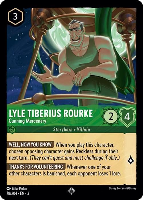 Lyle Tiberius Rourke Cunning Mercenary (Into the Inklands) 