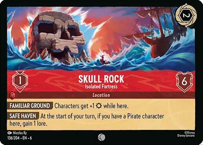 Skull Rock Isolated Fortress (Azurite Sea)  - Cold Foil