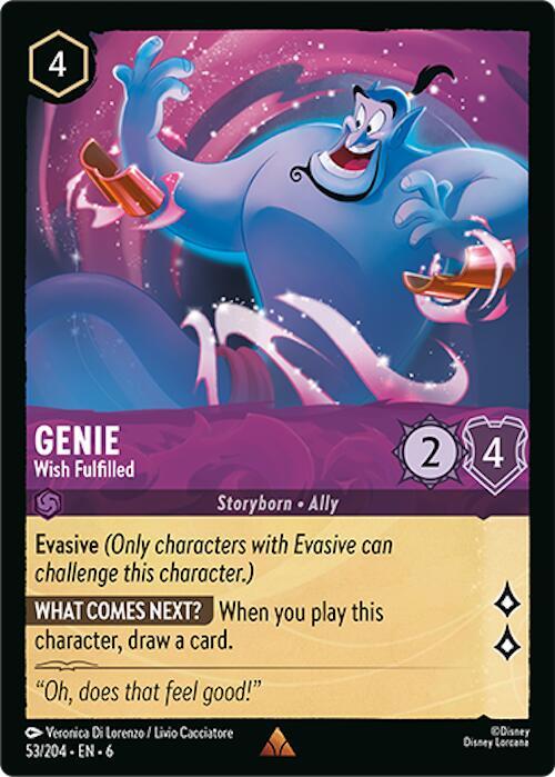 Genie Wish Fulfilled (Azurite Sea)  - Cold Foil