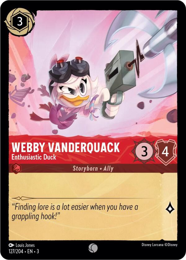 Webby Vanderquack Enthusiastic Duck (Into the Inklands) 