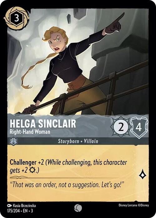 Helga Sinclair Right Hand Woman (Into the Inklands)  - Cold Foil