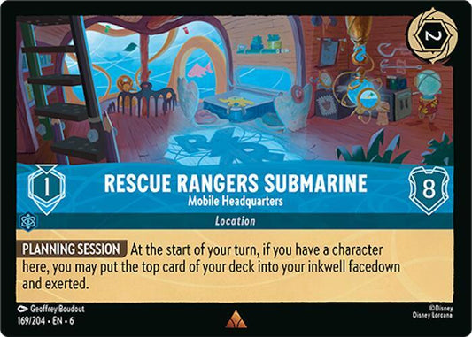 Rescue Rangers Submarine Mobile Headquarters (Azurite Sea)  - Cold Foil