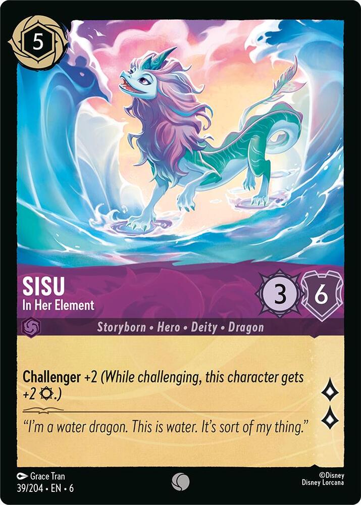 Sisu In Her Element (Azurite Sea) 