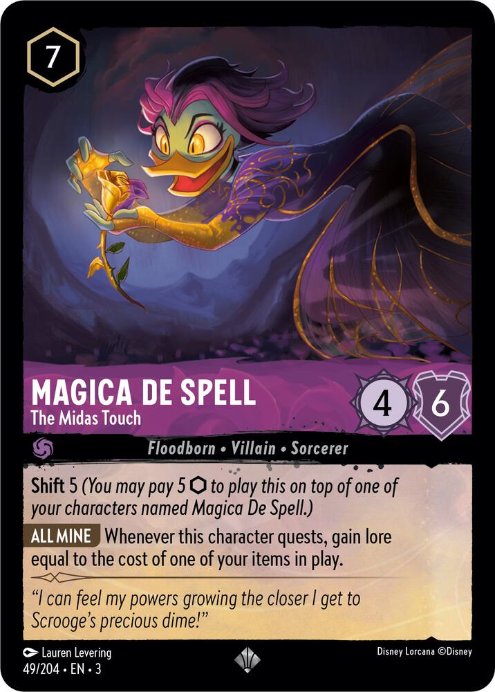 Magica De Spell The Midas Touch (Into the Inklands) 