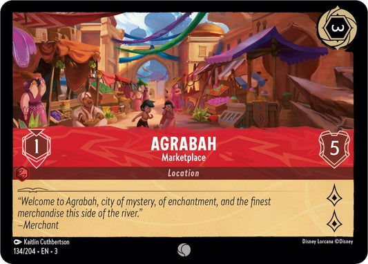 Agrabah Marketplace (Into the Inklands)  - Cold Foil