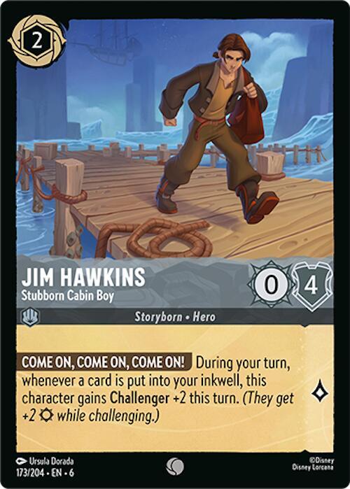 Jim Hawkins Stubborn Cabin Boy (Azurite Sea)  - Cold Foil