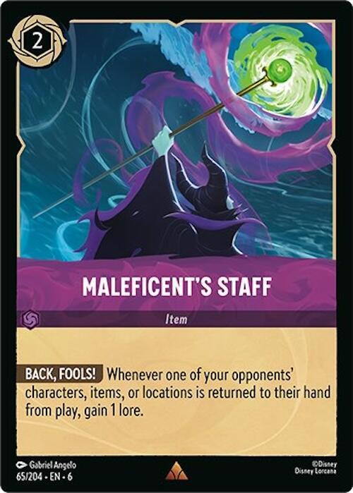 Maleficents Staff (Azurite Sea)  - Cold Foil