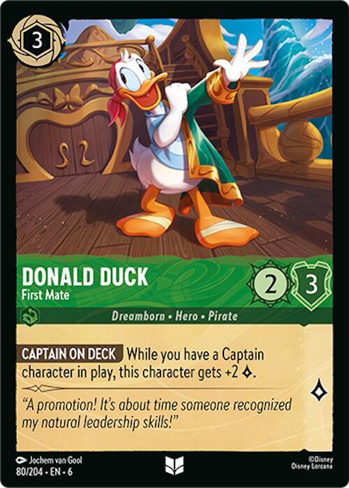 Donald Duck First Mate (Azurite Sea)  - Cold Foil