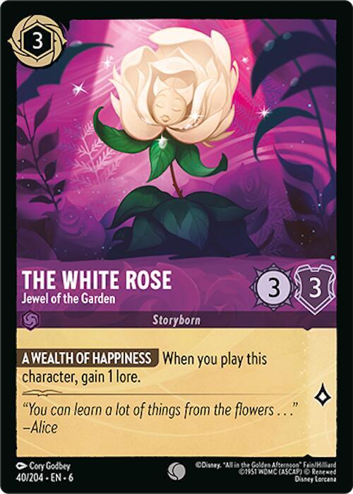 The White Rose Jewel of the Garden (Azurite Sea) 