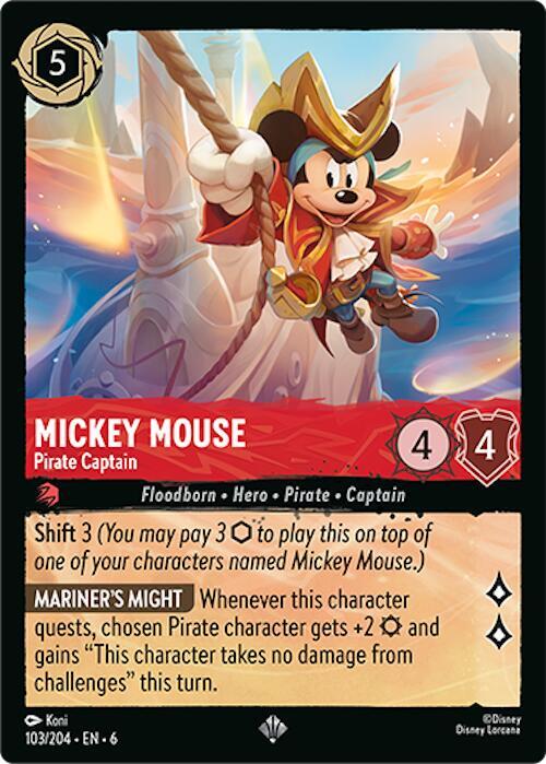 Mickey Mouse Pirate Captain (Azurite Sea) 