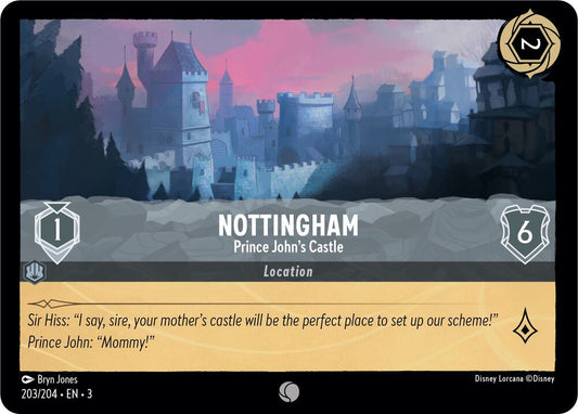 Nottingham Prince Johns Castle (Into the Inklands) 