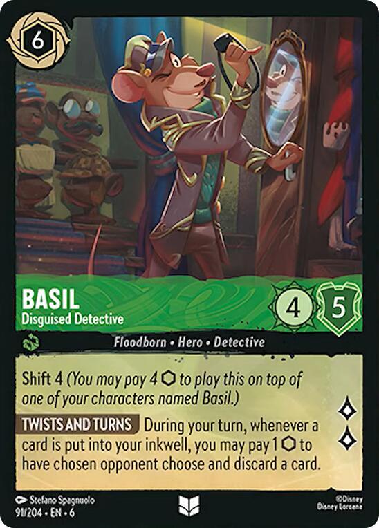 Basil Disguised Detective (Azurite Sea)  - Cold Foil