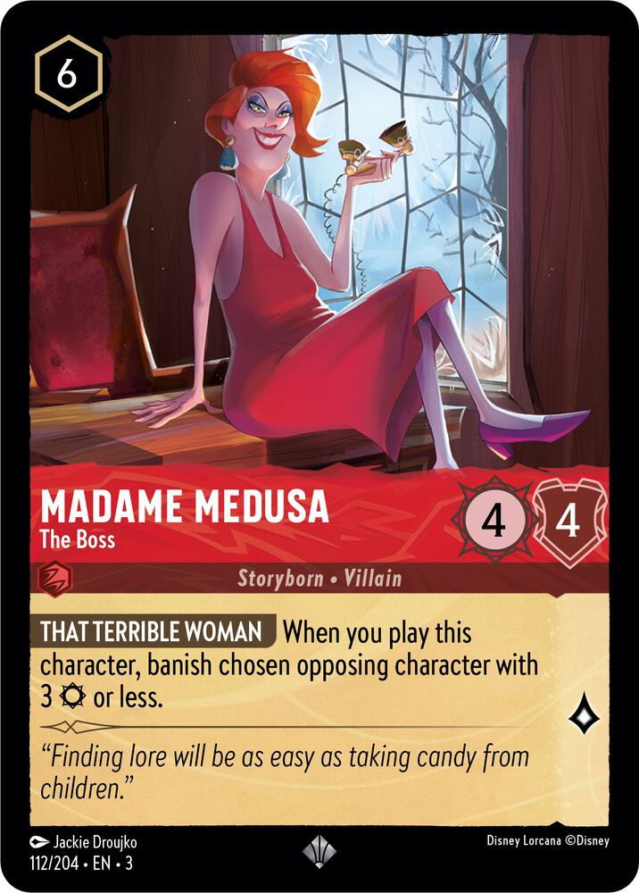 Madame Medusa The Boss (Into the Inklands)  - Cold Foil