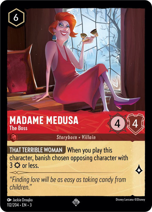 Madame Medusa The Boss (Into the Inklands)  - Cold Foil